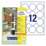 Avery Zweckform L3416-10 etikete, fi 60 mm, bele
