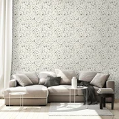 Tapeta nežen zeleni terrazzo vzorec - 147x270