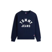 Tommy Jeans Majica NEW CLASSIC mornarska/bela
