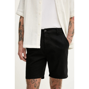 Kratke hlače Resteröds Chin shorts moške, črna barva, 55251.6410