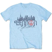 John Lennon New York City Skyline Light Blue M Majica