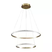 LED luster na sajli DIANA LED/44W/230V 4000K precnik 59 cm zlatna