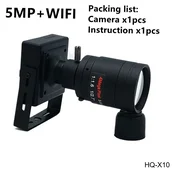 KJB Notranja Wi-Fi IP kamera, 5 MP, ročni zoom 5–50 mm