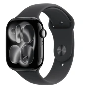 Apple Watch Series 11 pametna ura, GPS, 42mm + pašček, M/L, črn (MEQU4WF/A)