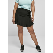 Womens viscose miniskirt black