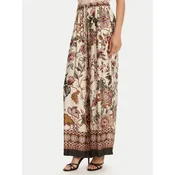 ViCOLO Palazzo hlače TD0829 Bež Wide Leg