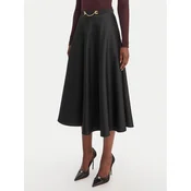Elisabetta Franchi Midi krilo GO-156-61E2-V320 Črna Regular Fit