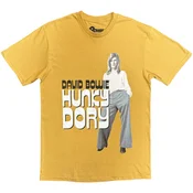 David Bowie Hunky Dory 2 Mustard Yellow L Majica