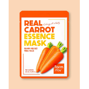 Farmstay Maska od tkanine za lice Real Carrot Essence Mask - 23 ml / 1 kom