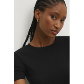Kratka majica Answear Lab ženski, črna barva