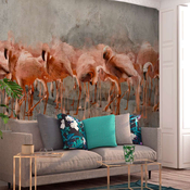 Foto tapeta - Flamingo Lake 250x175