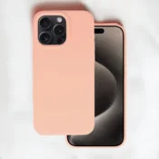 Infostyle Silikonski ovitek Soft Lite za iPhone 15 Pro Svetlo oranžna/Silikon