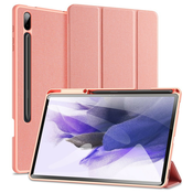 Torbica Skin za Samsung Galaxy Tab S7 Plus / Tab S7 FE / Tab S8 Plus od umjetne kože - roza