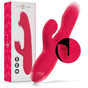 Intense Dua Multifunction Rechargeable Vibrator Up & Down with Red Tongue