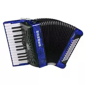HOHNER BRAVO II 60 MODRA HARMONIKA NEW BELLOW S TORBO