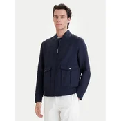 Bugatti Bomber jakna 171300-11045 Mornarsko modra Regular Fit
