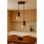 Opviq Luster Loer B, 2 x E27 Max, 40W, Braon