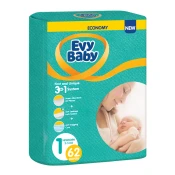 Evy baby pelene twin 2 mini 58kom 3-6kg 3 u 1