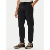 Aeronautica Militare Spodnji del trenirke 262PF0872UF00459 Črna Regular Fit