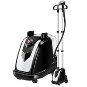 Dollcini Stoječi parni likalnik 2200 W s 3,5 l rezervoarjem črn