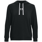 Under Armour Pulover Rival Terry Hoodie-BLK XS