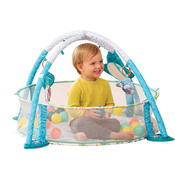 Infantino 3-in-1 Jumbo Activity Gym & Ball Pit, igralna blazina INFGYM05