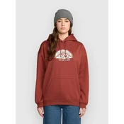 Volcom Essential Hydro ženski pulover s kapuco henna