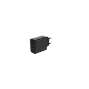 Gembird hitri polnilec USB A/C PD QC 2-porta 20W/3.4A črn (TA-UC-PDQC20-01-BK)