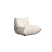 ATELIER DEL SOFA Fotelja sa visokim naslonom Ving Chair Bocek White
