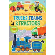 Make a Picture Sticker Book Trains, Trucks & Tractors