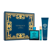 Versace Eros set1: EDP 100 ml + EDP 10 ml + gel za prhanje 150 ml za moške