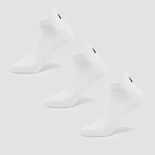 MP Unisex športne nogavice (3 v pakiranju) bele - UK 12-14