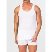 zd ZERO DEFECTS Spodnja majica Tank Top 100% Mercerized Cotton bela