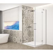 TRINITY CHROME pravokotni paravan 1100x1000 mm, vogal, prozorno steklo - 110x100 cm - Gelco - TRINITY - 36 - Pravokotne oblike z vogalnim vhodom - 1100 - 2000 - 1000 - 8 - 14