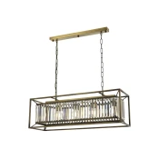 Opviq Luster AV-1667-4EY, 60x80x22cm, IP20, 220V-240 V, Zlatne boje