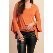 Elegantna bluza, oranžna