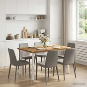 vidaXL Kvadratna jedilna miza 120 x 90 x 75 cm Masiven les akacije
