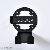 GDOCK Bike Pedal stensko držalo za kolo za pedal, črne barve ()