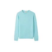 GOBI Cashmere Pulover Womens Essential Cashmere Crewneck Sweater cijansko modra