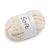 Pletena preja chenille soft 250 g - slonova kost