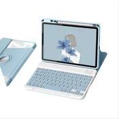 INF 360° vrtljivo ohišje Bluetooth tipkovnice s stojalom za iPad Air 4/Air 5/Pro 11 - modro, (5000080091)