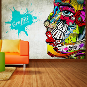 Samoljepljiva foto tapeta - Graffiti beauty 294x210