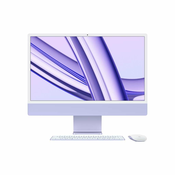 APPLE iMac CZ19P-0110000 Purple - 61cm M3 8-Core Chip 10-Core GPU 16GB Ram 512GB SSD