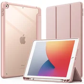 JETech zaščitni ovitek za iPad 10,2 2019–2021 z držalom za Apple Pencil – roza
