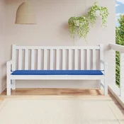 Jastuk za vrtnu klupu plavi 200x50x4 cm od tkanine Oxford