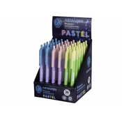 Astra ASTRAPEN PASTEL, kroglično pero 0,6 mm, modro, stojalo, mešanica barv, 201121001