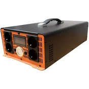 HOULI Električni pretvornik 12V na 230V, 2500W/5000W, čisti sinusni val, 4 vtičnice