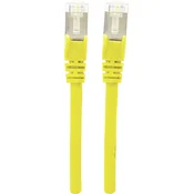 Intellinet Intellinet 350525 RJ45 omrežni kabel\, Patch kabel CAT 6a S/FTP 7.50 m rumena zaščita iz folije\, pletena zaščita\, brez halogena 1 kos, (20417846)