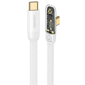 USAMS Cable USB-C - USB-C PD 100W Iceflake Series 2m white SJ587USB02 (US-SJ587)