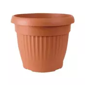 Prosperplast Cvetlični lonec NOVA 25, višina 20,5 cm, rjav, plastičen za notranjo uporabo